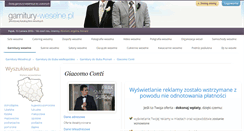 Desktop Screenshot of giacomo.garnitury-weselne.pl